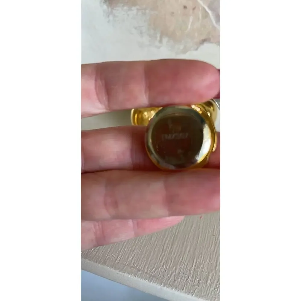 Timex Gold Apple Mini Travel Clock